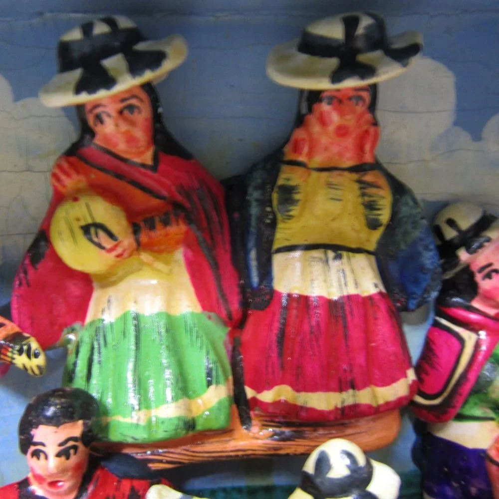 Vintage Angel Castro Retablo Folk Art - Picture 4 of 14